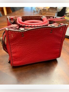 COACH ROGUE 17 Red Gunmetal Mini Bag